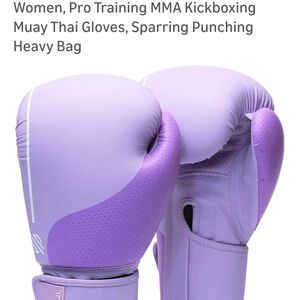 Pro Training Purple Kickboxing Gloves
